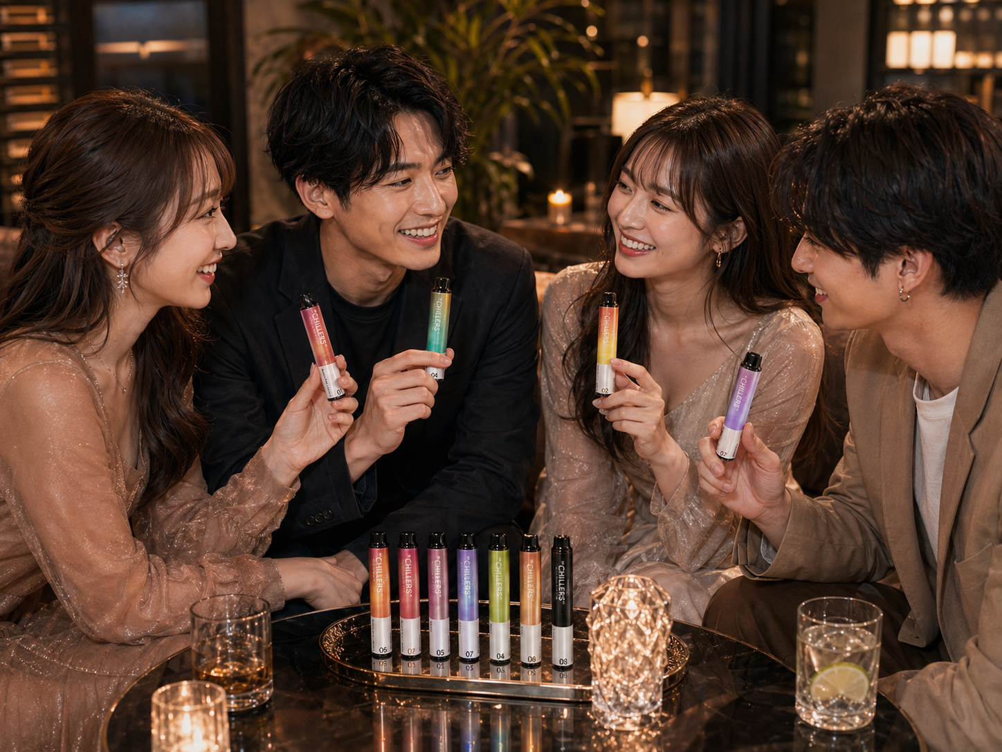 友だちとCHILLERSをシェアするイメージ